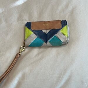 Fossil Geometric Multicolor Wristlet